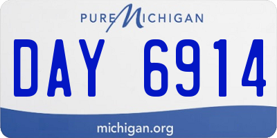 MI license plate DAY6914