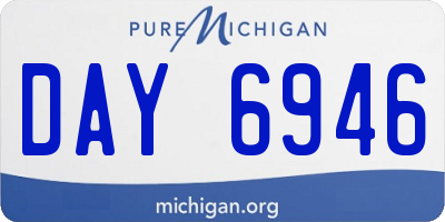 MI license plate DAY6946