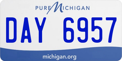 MI license plate DAY6957