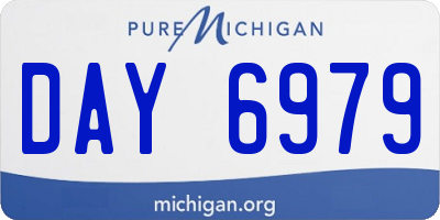 MI license plate DAY6979