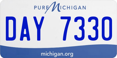 MI license plate DAY7330