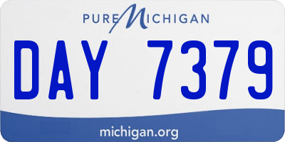 MI license plate DAY7379