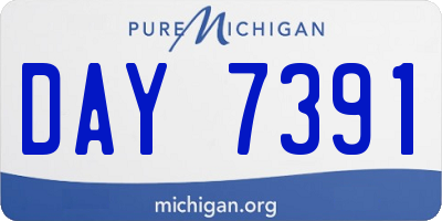 MI license plate DAY7391