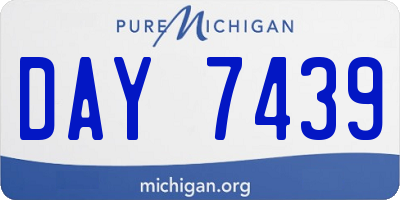 MI license plate DAY7439
