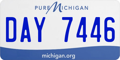MI license plate DAY7446