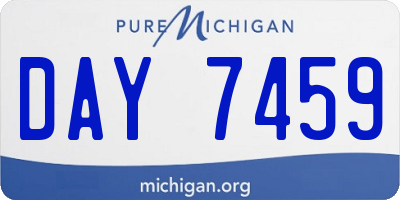 MI license plate DAY7459