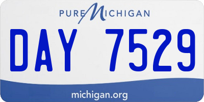 MI license plate DAY7529