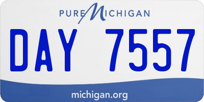 MI license plate DAY7557