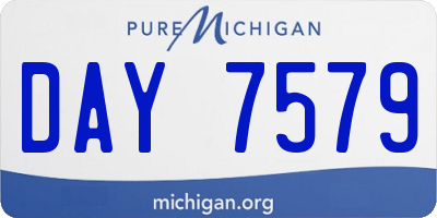 MI license plate DAY7579
