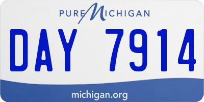 MI license plate DAY7914