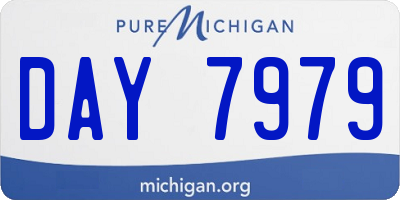 MI license plate DAY7979