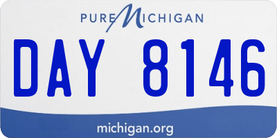 MI license plate DAY8146