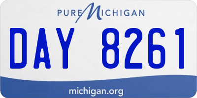 MI license plate DAY8261