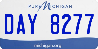 MI license plate DAY8277