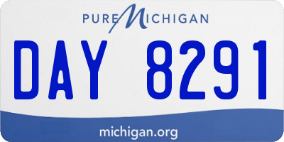 MI license plate DAY8291