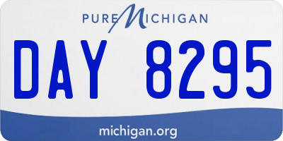MI license plate DAY8295