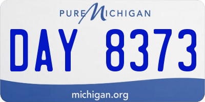 MI license plate DAY8373