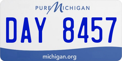 MI license plate DAY8457