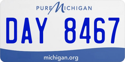 MI license plate DAY8467