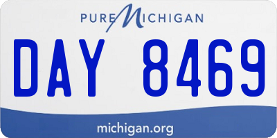 MI license plate DAY8469
