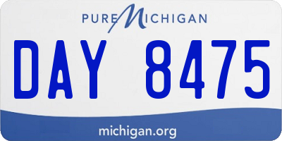 MI license plate DAY8475
