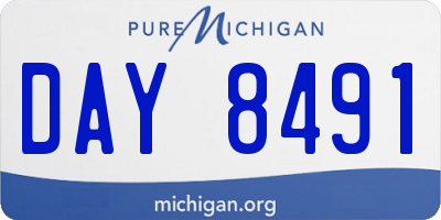 MI license plate DAY8491