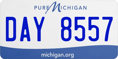 MI license plate DAY8557