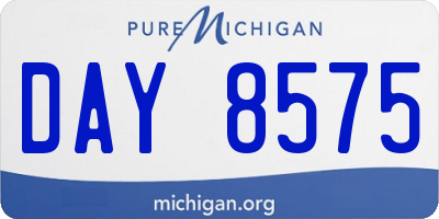 MI license plate DAY8575