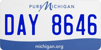 MI license plate DAY8646