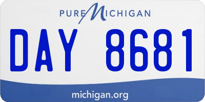 MI license plate DAY8681