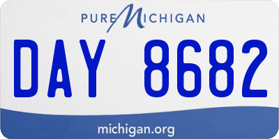 MI license plate DAY8682