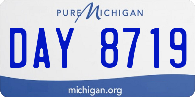 MI license plate DAY8719