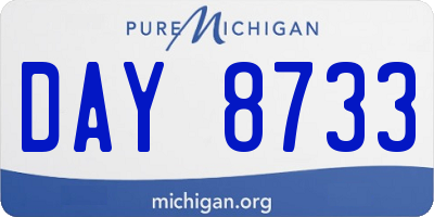 MI license plate DAY8733