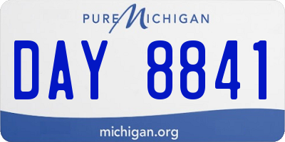MI license plate DAY8841