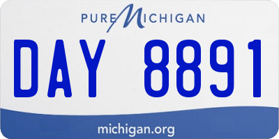 MI license plate DAY8891