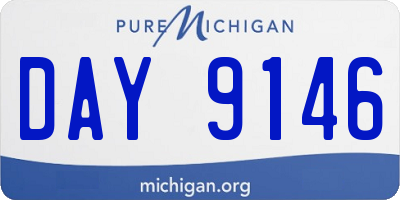 MI license plate DAY9146