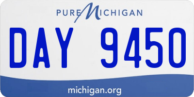 MI license plate DAY9450