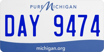 MI license plate DAY9474