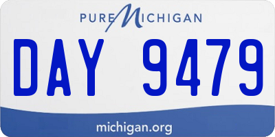 MI license plate DAY9479