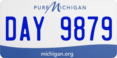 MI license plate DAY9879