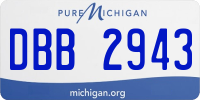MI license plate DBB2943