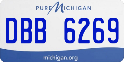 MI license plate DBB6269
