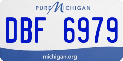 MI license plate DBF6979