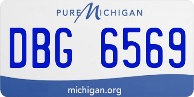 MI license plate DBG6569