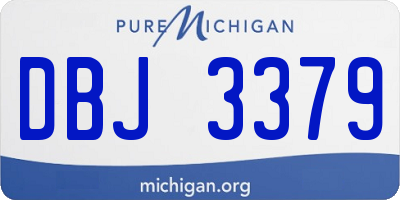 MI license plate DBJ3379