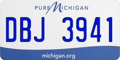 MI license plate DBJ3941
