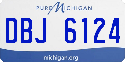 MI license plate DBJ6124