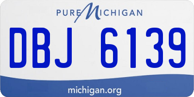 MI license plate DBJ6139