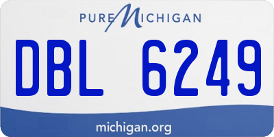 MI license plate DBL6249