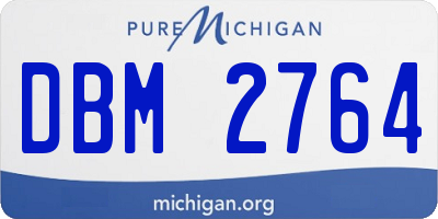 MI license plate DBM2764